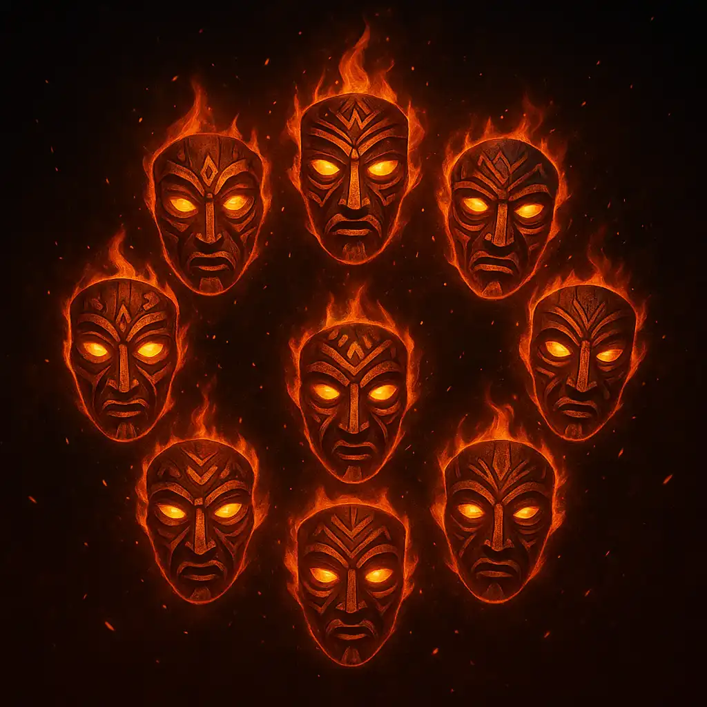 9 Masks Of Fire slot game thumbnail